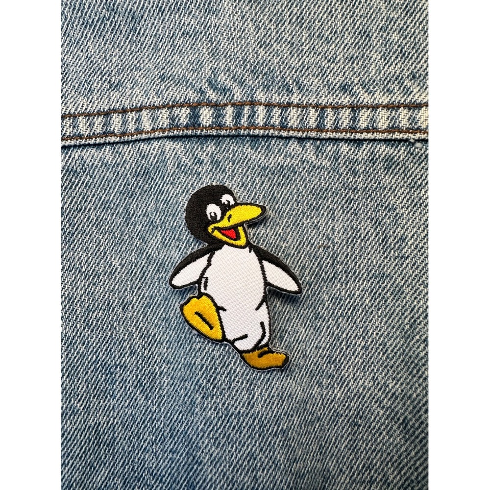 Baby Penguin Cartoon Iron‎ On Patch Embroidered Applique DIY Craft Project
